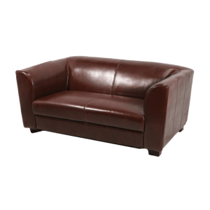 Maroon 2er Sofa 1